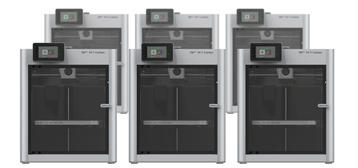 Bambu Lab X1-Carbon Print Farm Bundle: High-Speed 3D Printing